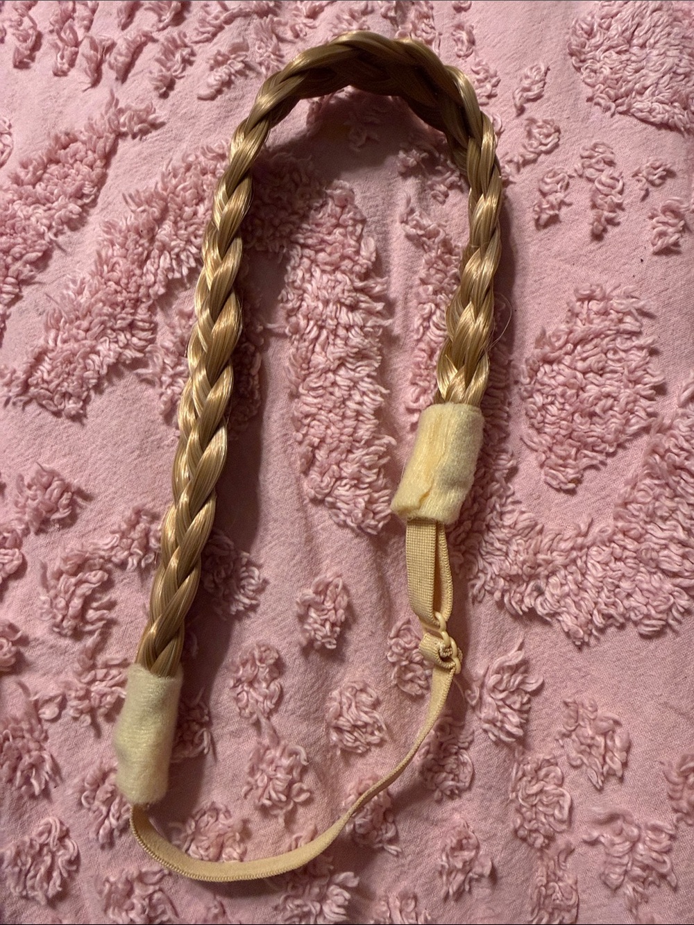 Braided Blonde Hairpiece Headband - Neutral Blonde